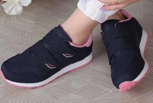 Kadın Çift Cırtlı Spor Ayakkabı Laci Pembe - 2