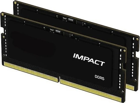 KINGSTON Impact 64GB DDR5 5600MHz CL40 Notebook Performans Ram Kit 2x32GB