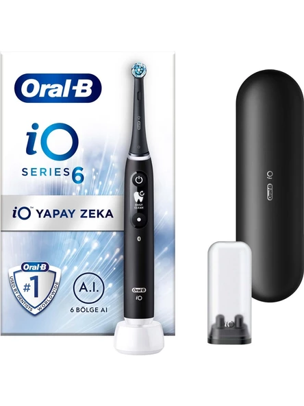 Oral-B iO 6 Şarjlı Diş Fırçası - Siyah
