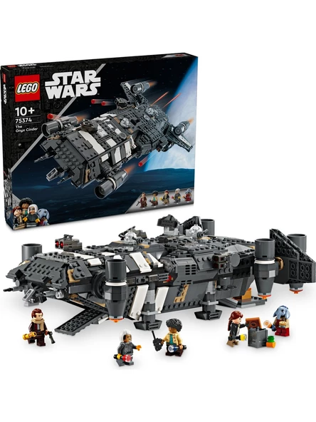 LEGO LEGO Star Wars: Skeleton Crew Onyx Cinder Uzay Aracı Seti 75374- 10 Yaş ve Üzeri Star Wars Sevenler Için Yaratıcı Oyuncak Yapım Seti (1325 Parça)