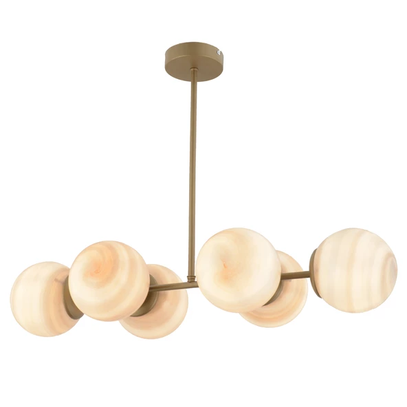 Apliqa ERDA 6LI ESKİTME AVİZE Modern Mutfak Yemek Masası Üstü Yatak odası Salon Avize - Resim 3