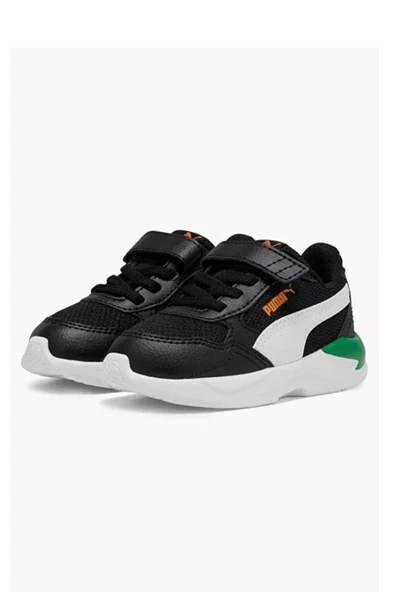 Puma X-Ray Speed Lite AC+Inf 385526 19 Erkek Çocuk Spor Ayakkabı Siyah Beyaz 22-27