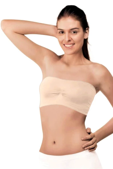 Elite Life Kadın Askısız Atlet 3'Lü Paket -860  Ten S - M