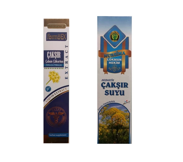 Çakşır & Çoban Çökerten Sıvı Ekstresi 250 ml + Çakşır Suyu 1000ml 2li Avantajlı Set