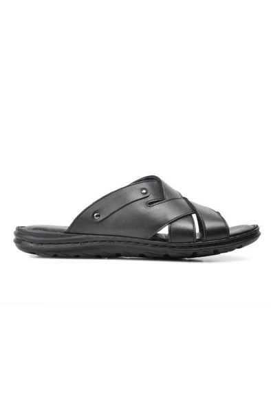 Classter 912 Hakiki Deri Anatomik Erkek Terlik - 5