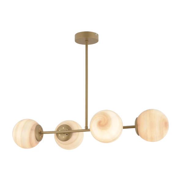 Apliqa ERDA 4LÜ ESKİTME AVİZE Modern Mutfak Yemek Masası Üstü Yatak odası Salon Avize - Resim 2