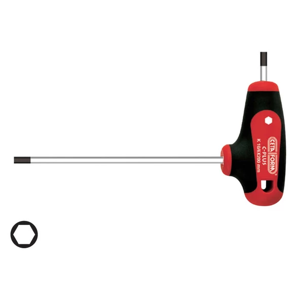 Ceta Form T Allen Anahtar 4 mm-CETA K10-040-150