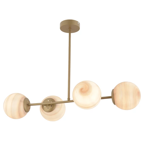 Apliqa ERDA 4LÜ ESKİTME AVİZE Modern Mutfak Yemek Masası Üstü Yatak odası Salon Avize - Resim 3