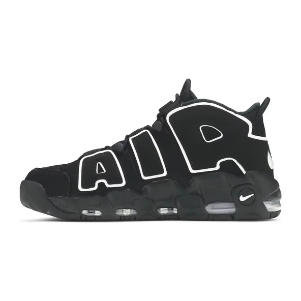 Nike Air More Uptempo Black White Spor Ayakkabı