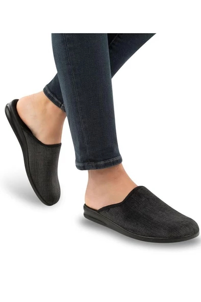 Muya 32802 Robin Sıcak Astar Anatomik Erkek Halı Terlik - 4