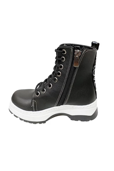 Fix Kids 9603 Deri Fashion Kız Çocuk Bot - 5
