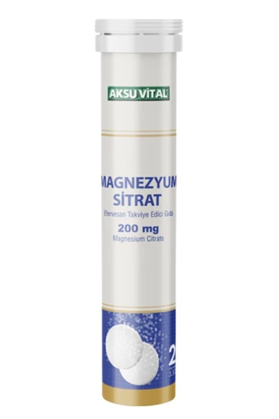 Magnezyum Sitrat Efervesan 20 Tablet M03045