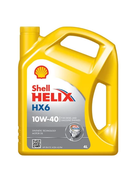 SHELL HELIX HX6 10W40 4L