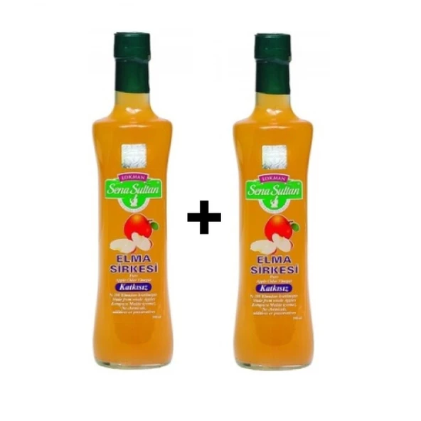Katkısız Elma Sirkesi 500 G 2Ad, Lokman Sena Sultan