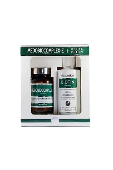 Medobiocomplex-e 60 Kapsül (erkek) & Hediye Biotin Şampuanı 200 ml