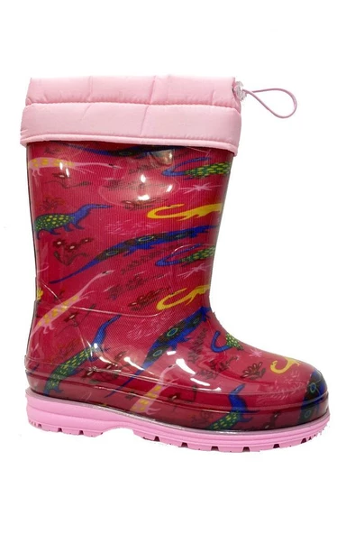 Gezer 00601 Kar Kış Sıcak Astar Filet Kız Çocuk Çizme - 5