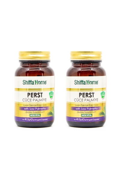 2 Kutu Aksu Vital Saw Palmetto Perst Cüce Palmiye 2 X 60 Kapsül