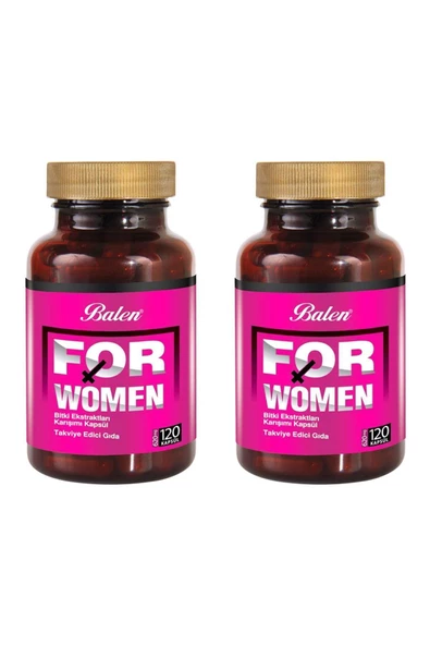 For Women Bitki Karışımı 620 Mg 120 Kapsül X 2 Adet