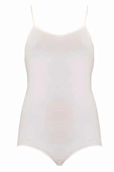 Namaldi Kız Çocuk İp Askılı Body 3 Adet -461  Beyaz 6-8 Yaş - Resim 2