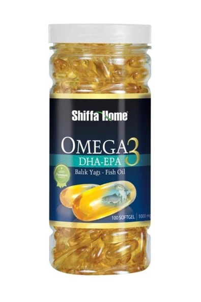 Omega 3 Balık Yağı Dha Epa 1000 Mg 100 Softjel Kapsül