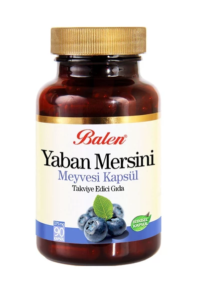 Yaban Mersini Meyvesi 375 Mg 90 Kapsül