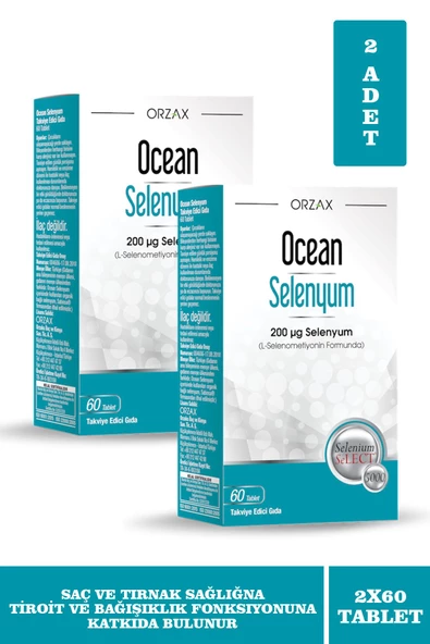 Ocean Selenyum 200 mcg 60 Tablet 2 Adet ürün görseli 1