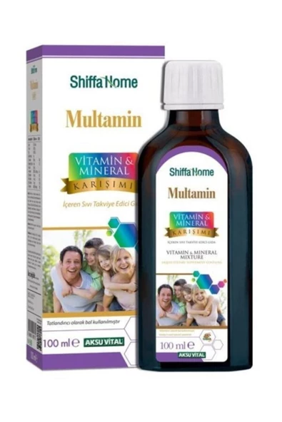 Shiffa Home Multamin Şurup Vitamin Ve Mineral Karışımı 100 ml
