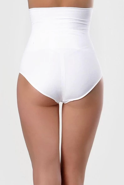 Nbb Kadın Slip Karın Bel Korse 2465 - 1 Adet  Beyaz XL - Resim 2