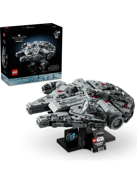 LEGO Star Wars Millennium Falcon 75375 - Star Wars Seven Yetişkinler Için Inşa Edilebilen Koleksiyonluk Yaratıcı Starship Modeli Yapım Seti (921 Parça)