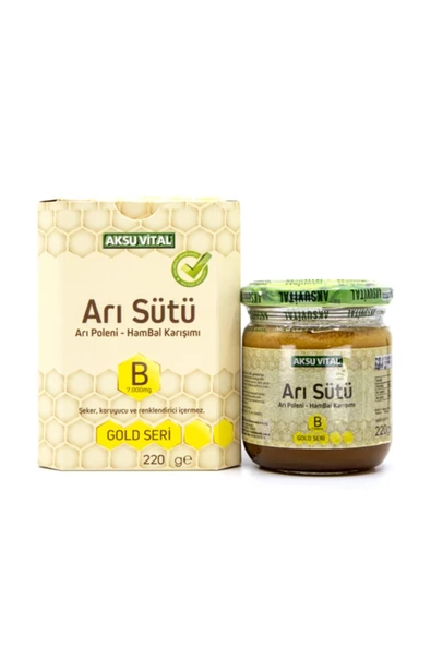 Aksuvital Arı Sütü Bal Polen (B) 7.000 Mg - Çocuk