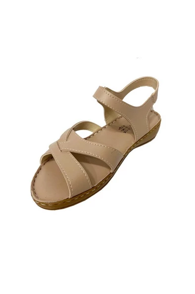 Ayzen 412-24  Deri Trend Fashion Kadın Sandalet - Resim 2