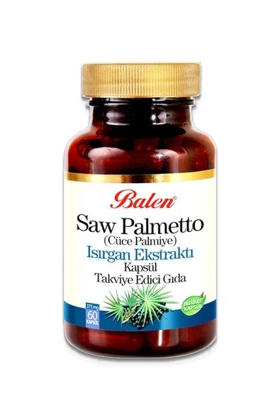 Saw Palmetto Isırgan Ekstraktı Çinko 375mg 60 Kapsül X 3 Adet - 2