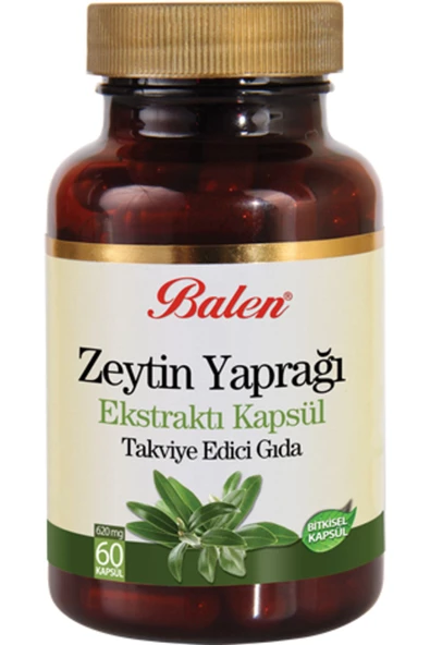 Zeytin Yaprağı Ekstraktı Kapsül