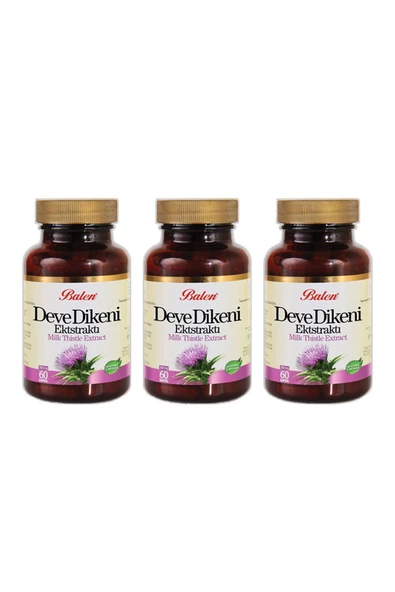 Deve Dikeni Ekstraktı Kapsül 375 Mg 60 Kapsül X 3 Adet