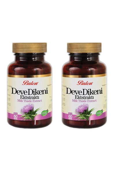 Deve Dikeni Ekstraktı Kapsül 375 Mg 60 Kapsül X 2 Adet