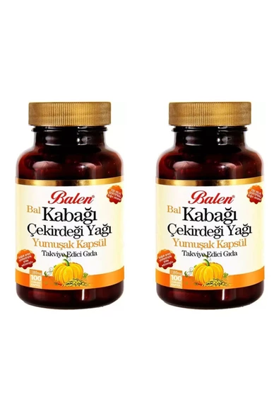 2 Adet Kabak Çekirdeği Yağı Kapsülü 1380 mg