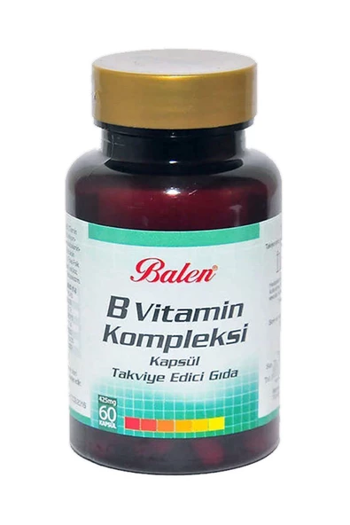 B Vitamin Kompleksi 425 Mg 60 Kapsül  B12