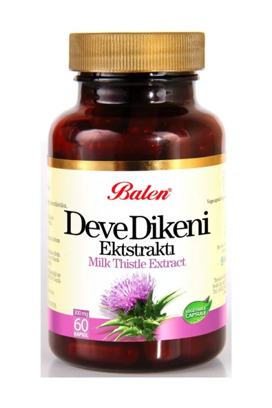Deve Dikeni Ekstraktı Kapsülü  Devedikeni 60 Kapsül 375 Mg