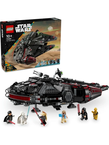 LEGO Star Wars Karanlık Falcon 75389 10 Yaş ve Üzeri Star Wars Sevenler Için Inşa Edilebilen Oyuncak Araç Yapım Seti (1579 Parça)