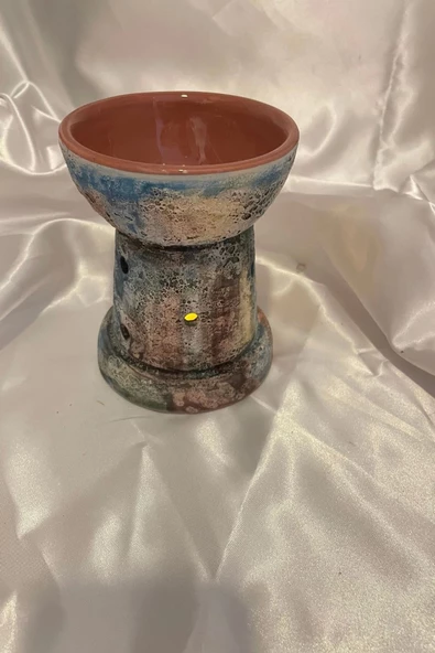 Buhardanlık Seramik Eskitme Buhurdanlık Büyük - Resim 5