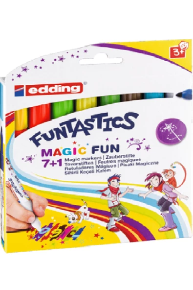 13 Funtastics Magic Fun Sihirli Keçeli Kelem 8'li