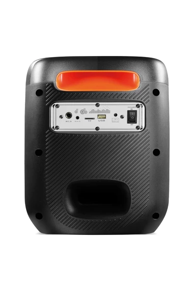 Powerway MIO Taşınabilir Mikrofonlu 40 W Parti Karaoke Kumandalı Bluetooth Hoparlör Led Işıklı - 2