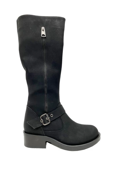Leona 2705 Deri Trend Fashion Kadın Çizme - 2