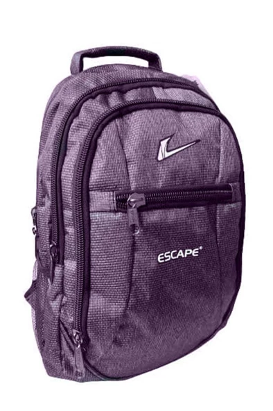 Escape 307-24 Laptop Bölmeli Ekose Desen Sırt Çanta - 9