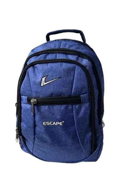 Escape 307-24 Laptop Bölmeli Ekose Desen Sırt Çanta - 6