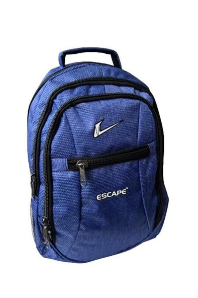 Escape 307-24 Laptop Bölmeli Ekose Desen Sırt Çanta - 5