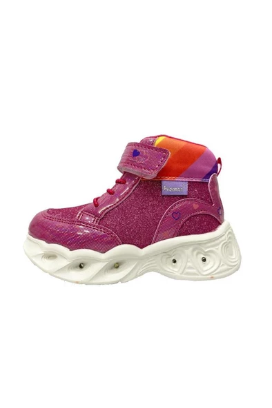 Promax 1730 Işıklı Deri Simli Bebek Spor Bot - Resim 5