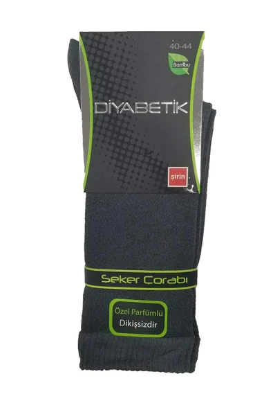 Şirin Erkek Bambu Şeker Çorabı 8100 - 6 Adet  Füme 40-44