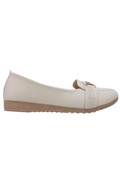 Shoes 0904 Deri Anatomik Taban Fashion Kadın Babet - 5