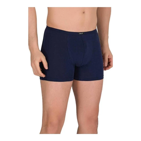Berrak 4488 Erkek Modal İnce Kemer Boxer 3'Lü   XL Lacivert